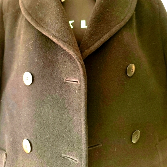 Hilary Radley Women's Wool Angora Blend Pea Coat Size 8 - Picture 4 of 16